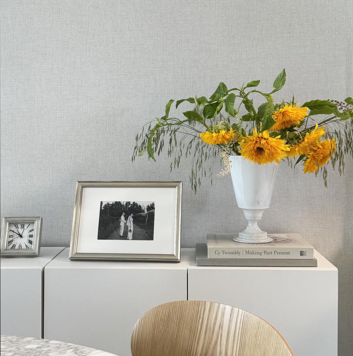 들판의 해님과 
운치 있는 초록 결